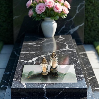 Grabkerze Untersetzer Abstrakte Natur