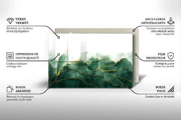 Grabkerze Untersetzer Abstrakte Natur