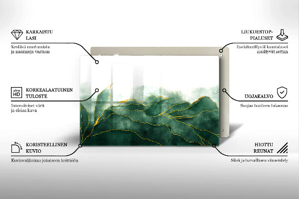 Grabkerze Untersetzer Abstrakte Natur