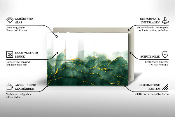 Grabkerze Untersetzer Abstrakte Natur