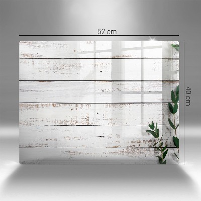 Glasunterlage für Grabkerzen Alte Bretter und Blätter