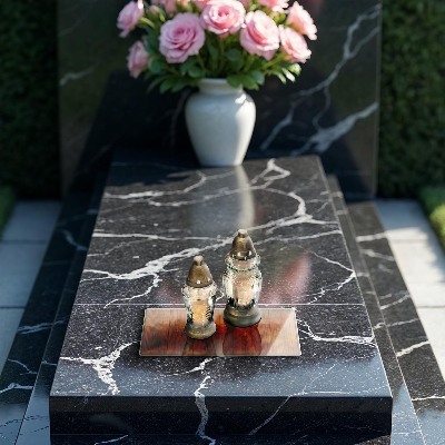 Grabkerze Untersetzer Holzbretter