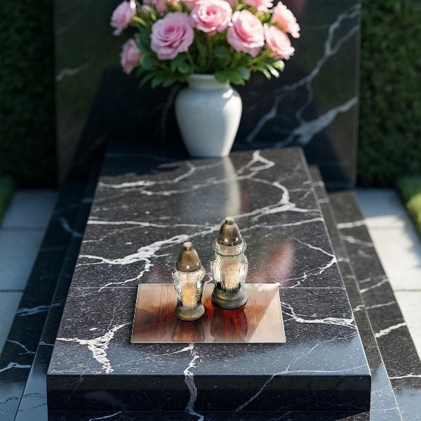 Grabkerze Untersetzer Holzbretter