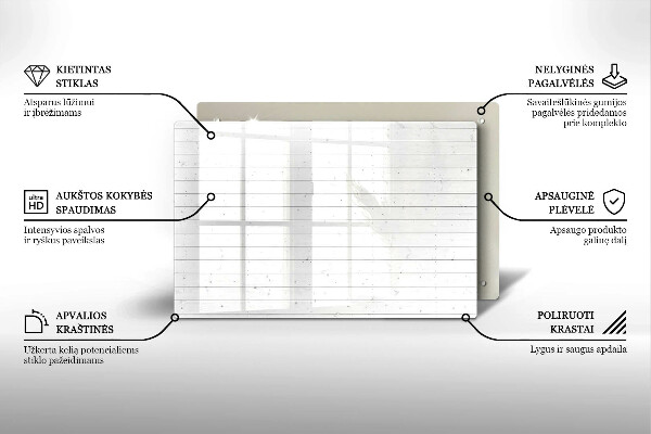 Glasunterlage für Grabkerzen Moderne Leuchttafeln