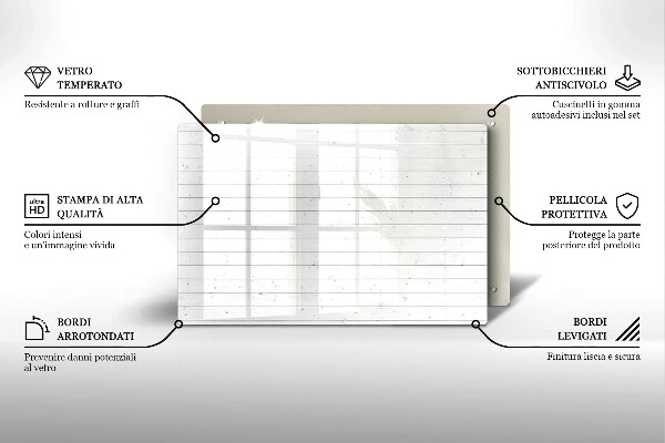 Glasunterlage für Grabkerzen Moderne Leuchttafeln