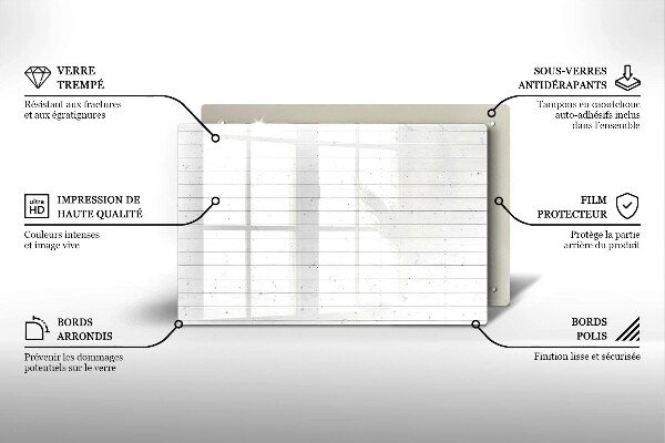 Glasunterlage für Grabkerzen Moderne Leuchttafeln