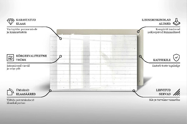 Glasunterlage für Grabkerzen Moderne Leuchttafeln