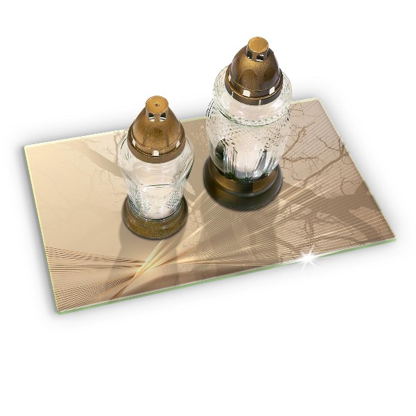 Grabkerze Untersetzer Moderne Abstraktion