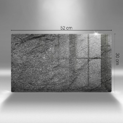 Glasunterlage für Grabkerzen Steintextur
