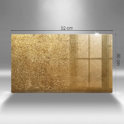 Grabkerze Untersetzer Goldfarbener Texturhintergrund