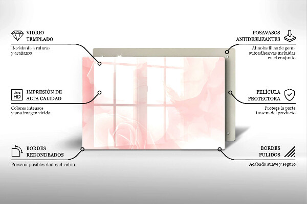Grabkerze Untersetzer Hintergrund mit pastellfarbenen Rosen
