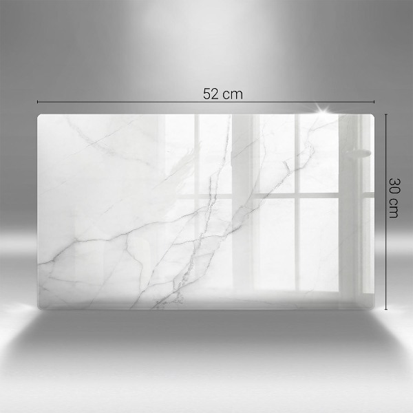 Glasunterlage für Grabkerzen Marmorstein-Hintergrund