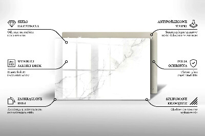 Glasunterlage für Grabkerzen Marmorstein-Hintergrund