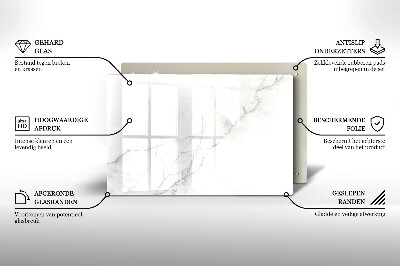 Glasunterlage für Grabkerzen Marmorstein-Hintergrund