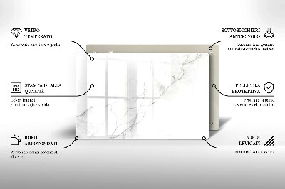 Glasunterlage für Grabkerzen Marmorstein-Hintergrund