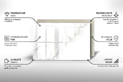 Glasunterlage für Grabkerzen Marmorstein-Hintergrund