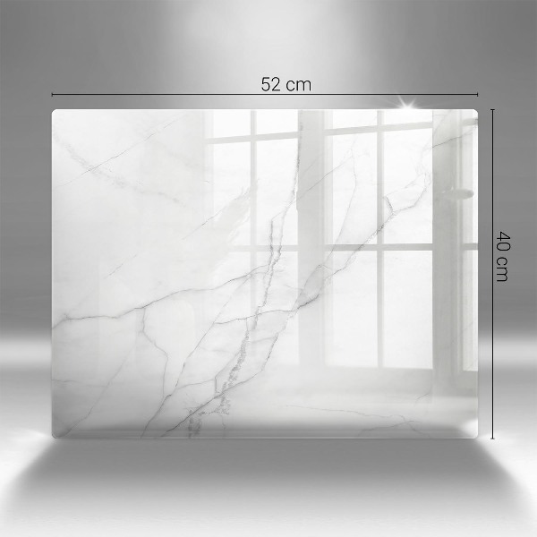 Glasunterlage für Grabkerzen Marmorstein-Hintergrund