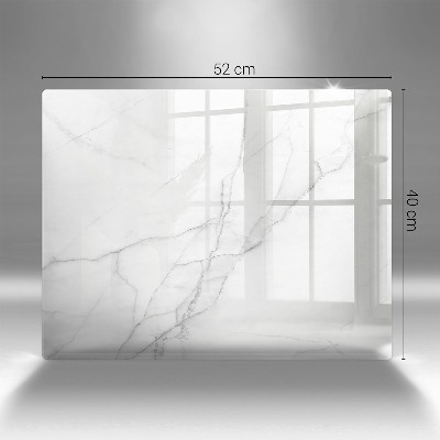 Glasunterlage für Grabkerzen Marmorstein-Hintergrund