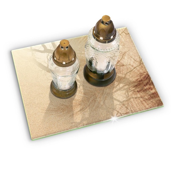 Grabkerze Untersetzer Sand