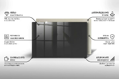 Glasunterlage für Grabkerzen Grau