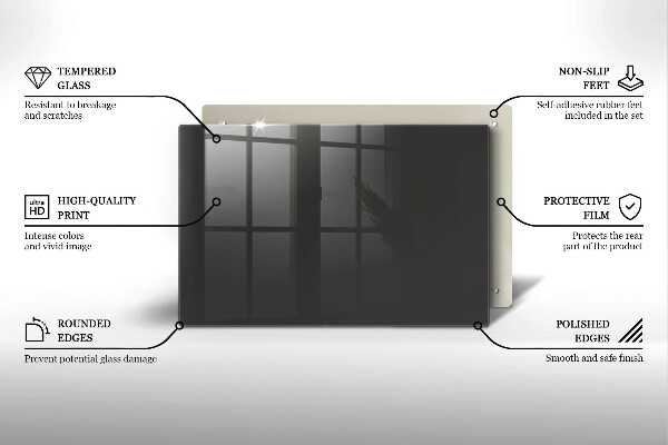 Glasunterlage für Grabkerzen Grau
