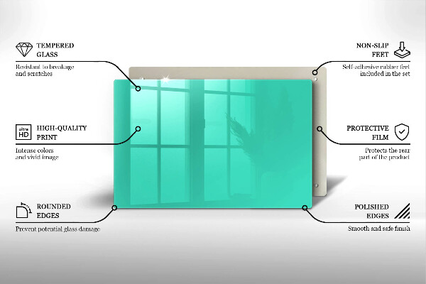 Glasunterlage für Grabkerzen Grüne Farbe