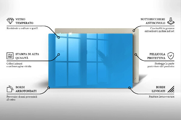 Grabkerze Untersetzer Blaue Farbe