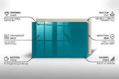 Grabkerze Untersetzer Türkisfarben