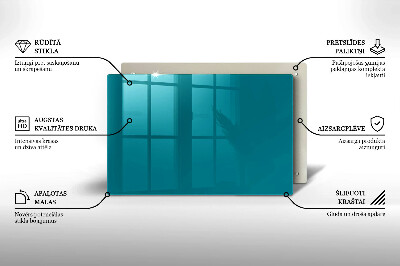 Grabkerze Untersetzer Türkisfarben