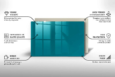 Grabkerze Untersetzer Türkisfarben