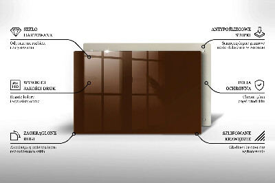 Grabkerze Untersetzer Braune Farbe