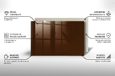 Grabkerze Untersetzer Braune Farbe