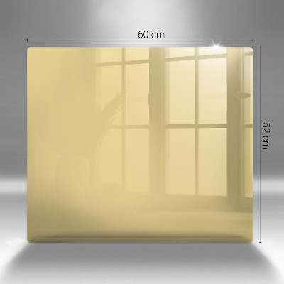 Glasunterlage für Grabkerzen Gelbe Farbe