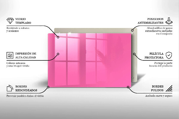 Grabkerze Untersetzer Rosa Farbe