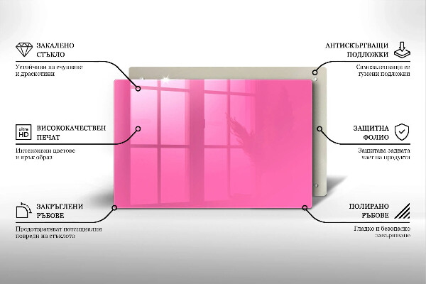 Grabkerze Untersetzer Rosa Farbe