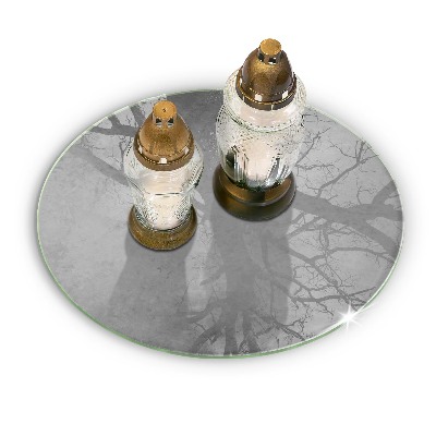 Grabkerzen Unterlage Hintergrund mit Betontextur