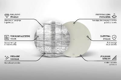 Unterlage für Kerzen Alte Holzbretter