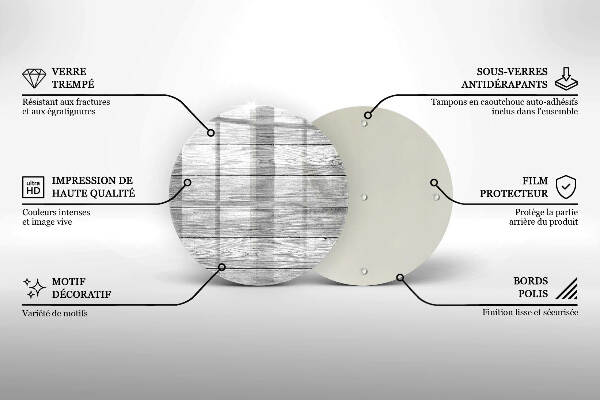 Unterlage für Kerzen Alte Holzbretter