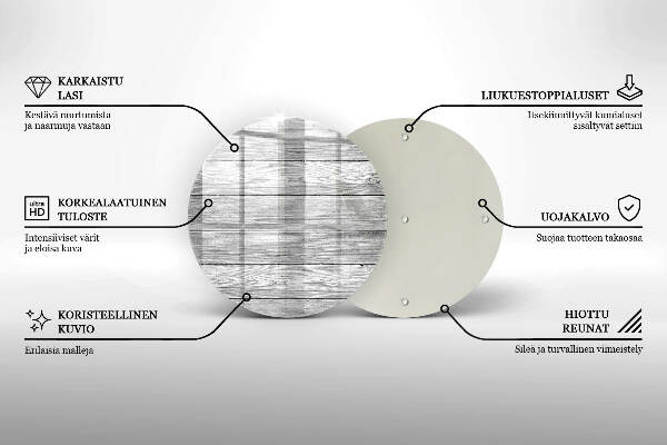 Unterlage für Kerzen Alte Holzbretter