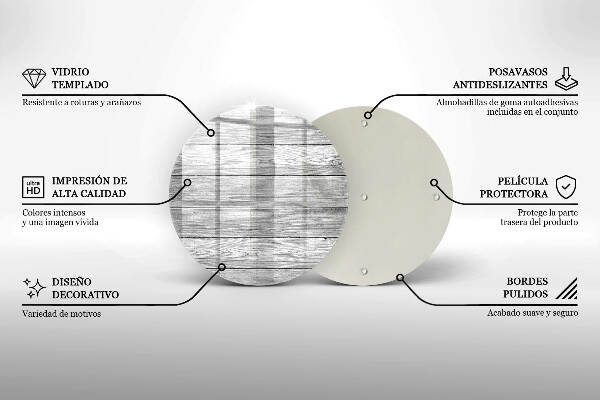 Unterlage für Kerzen Alte Holzbretter