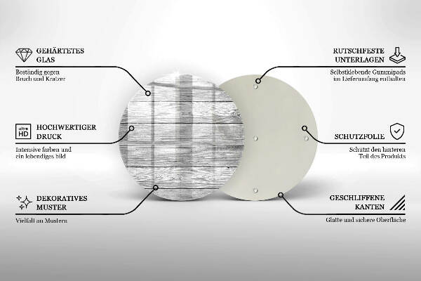 Unterlage für Kerzen Alte Holzbretter