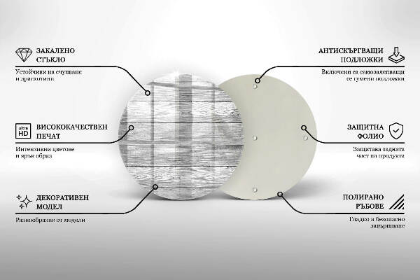 Unterlage für Kerzen Alte Holzbretter