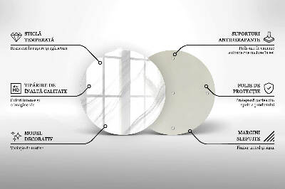 Unterlage für Kerzen Zarter Marmor
