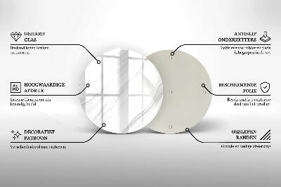 Unterlage für Kerzen Zarter Marmor