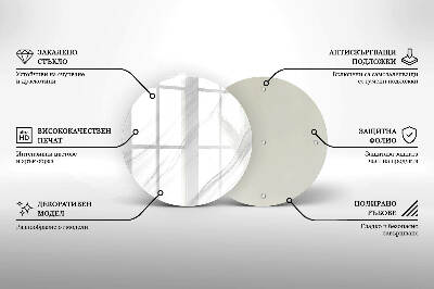 Unterlage für Kerzen Zarter Marmor