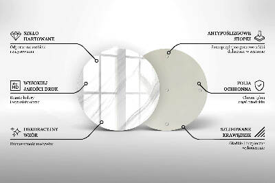 Unterlage für Kerzen Zarter Marmor