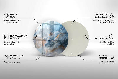 Grabkerzen Unterlage Marmorstruktur