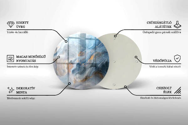 Grabkerzen Unterlage Marmorstruktur