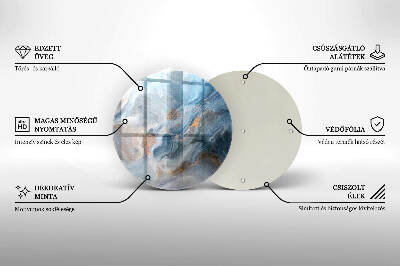 Grabkerzen Unterlage Marmorstruktur