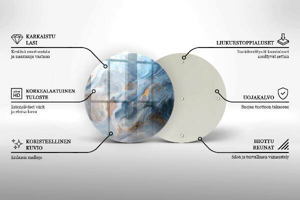 Grabkerzen Unterlage Marmorstruktur